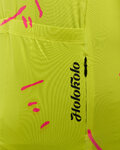 HOLOKOLO Cycling short sleeve jersey - PASSION - yellow