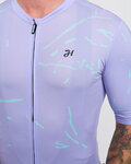 HOLOKOLO Cycling short sleeve jersey - PASSION - purple