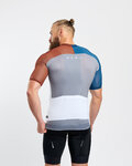 HOLOKOLO Cycling short sleeve jersey - PERFORMANCE - grey/multicolour