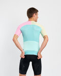 HOLOKOLO Cycling short sleeve jersey - PERFORMANCE - light green/multicolour