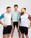 HOLOKOLO Cycling short sleeve jersey - PERFORMANCE - light green/multicolour