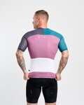 HOLOKOLO Cycling short sleeve jersey - PERFORMANCE - white/multicolour