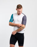 HOLOKOLO Cycling short sleeve jersey - PERFORMANCE - white/multicolour
