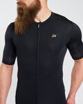 HOLOKOLO Cycling short sleeve jersey - EYELET - black