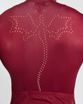 HOLOKOLO Cycling short sleeve jersey - EYELET - bordeaux