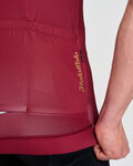 HOLOKOLO Cycling short sleeve jersey - EYELET - bordeaux