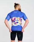 HOLOKOLO Cycling short sleeve jersey - VOYAGE - blue/multicolour