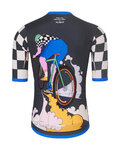 HOLOKOLO Cycling short sleeve jersey - RAPID - black/multicolour
