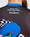 HOLOKOLO Cycling short sleeve jersey - RAPID - black/multicolour