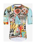 HOLOKOLO Cycling short sleeve jersey - WILDLY II - light blue/multicolour
