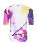 HOLOKOLO Cycling short sleeve jersey - SPLASH - grey/purple