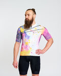 HOLOKOLO Cycling short sleeve jersey - SPLASH - grey/purple