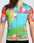 HOLOKOLO Cycling short sleeve jersey - DEER - green/multicolour