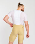 HOLOKOLO Cycling bib shorts - NOVEL PRO - beige