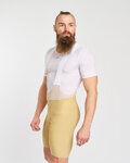 HOLOKOLO Cycling bib shorts - NOVEL PRO - beige