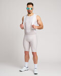HOLOKOLO Cycling bib shorts - NOVEL PRO - grey