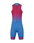 HOLOKOLO Cycling skinsuit - SNIPP - pink/turquoise