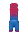 HOLOKOLO Cycling skinsuit - SNIPP - pink/turquoise