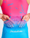 HOLOKOLO Cycling skinsuit - SNIPP - pink/turquoise