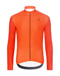 HOLOKOLO Cycling winter long sleeve jersey - PERFORMANCE WINTER - orange