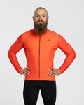 HOLOKOLO Cycling winter long sleeve jersey - PERFORMANCE WINTER - orange