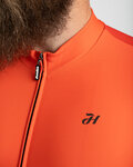HOLOKOLO Cycling winter long sleeve jersey - PERFORMANCE WINTER - orange