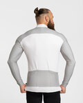 HOLOKOLO Cycling winter long sleeve jersey - PERFORMANCE WINTER - beige