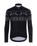 HOLOKOLO Cycling winter long sleeve jersey - FROSTTRAIL WINTER - black