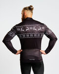 HOLOKOLO Cycling winter long sleeve jersey - FROSTTRAIL WINTER - black