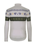 HOLOKOLO Cycling winter long sleeve jersey - FROSTTRAIL WINTER - grey/green