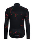 HOLOKOLO Cycling winter long sleeve jersey - PASSION WINTER - black/red