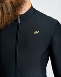 HOLOKOLO Cycling winter long sleeve jersey - VICTORIOUS WINTER - black