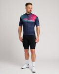 HOLOKOLO Cycling short sleeve jersey - SPECTRO - blue