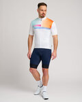 HOLOKOLO Cycling short sleeve jersey - SPECTRO - white