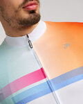 HOLOKOLO Cycling short sleeve jersey - SPECTRO - white