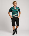 HOLOKOLO Cycling short sleeve jersey - CAMOTRAIL - green