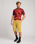 HOLOKOLO Cycling short sleeve jersey - CAMOTRAIL - bordeaux