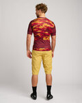 HOLOKOLO Cycling short sleeve jersey - CAMOTRAIL - bordeaux
