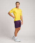HOLOKOLO Cycling short sleeve jersey - ELEVATE - yellow