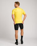 HOLOKOLO Cycling short sleeve jersey - ELEVATE - yellow