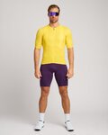 HOLOKOLO Cycling short sleeve jersey - ELEVATE - yellow