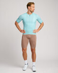 HOLOKOLO Cycling short sleeve jersey - ELEVATE - light blue