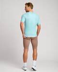 HOLOKOLO Cycling short sleeve jersey - ELEVATE - light blue