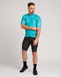 HOLOKOLO Cycling short sleeve jersey - RUSTLE - turquoise