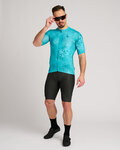HOLOKOLO Cycling short sleeve jersey - RUSTLE - turquoise
