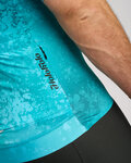 HOLOKOLO Cycling short sleeve jersey - RUSTLE - turquoise