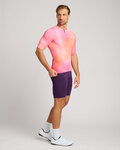 HOLOKOLO Cycling short sleeve jersey - COSMA - orange/pink
