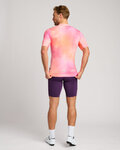 HOLOKOLO Cycling short sleeve jersey - COSMA - orange/pink