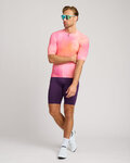 HOLOKOLO Cycling short sleeve jersey - COSMA - orange/pink