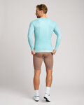 HOLOKOLO Cycling summer long sleeve jersey - ELEVATE - light blue